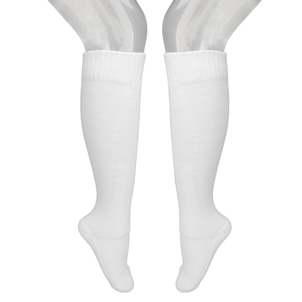 Fencing Sokker Tykke Bomuld Unisex Beskyttende Fencing Strømper til Sabel og Folde Kvinder Mænd Hvid S
