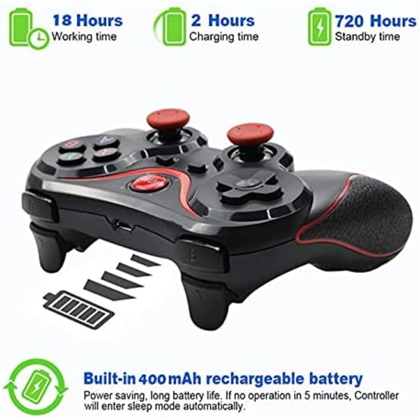 Megadream Android Bluetooth, trådløs spilcontroller
