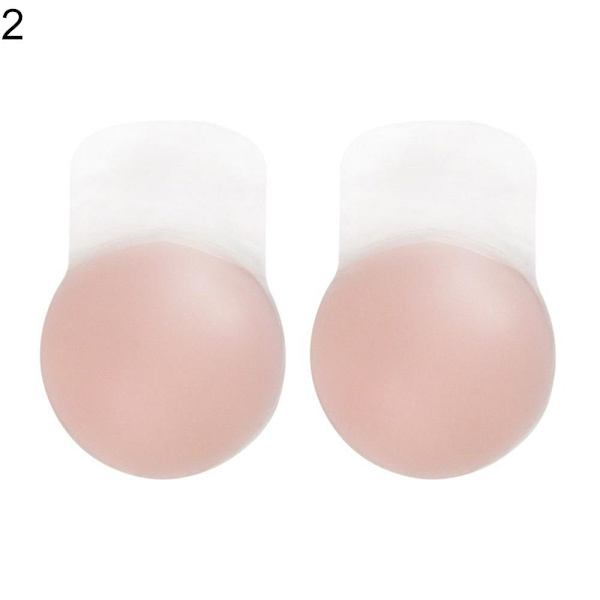 2-pak Bekväm Självhäftande Silikon Brystvor Cover Blomst 10cm