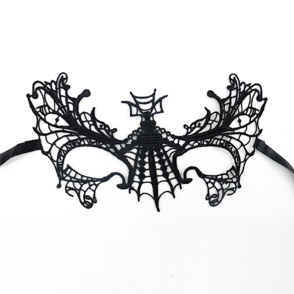 Sexy Lacemaske - Sexy Uregelmæssig Øjenmaske Tilbehør E-09 Big Spider