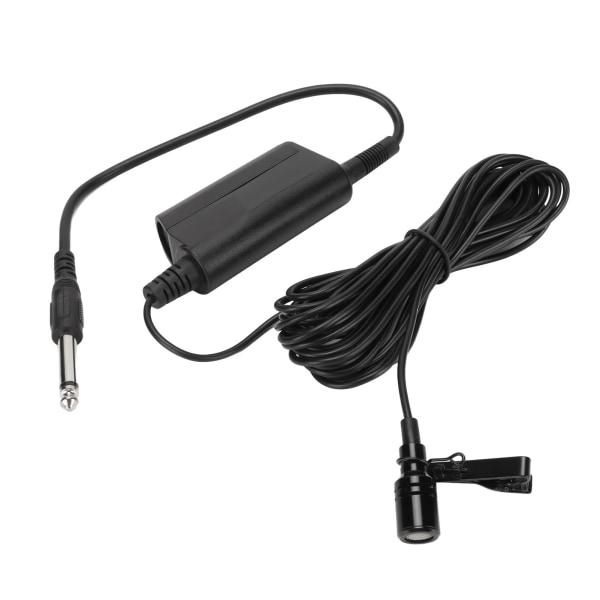 Lavaliermikrofon Professionell Omnidirektionell Clip On Trådbunden Mikrofon för Gitarr Tal Trumma Piano Saxofon