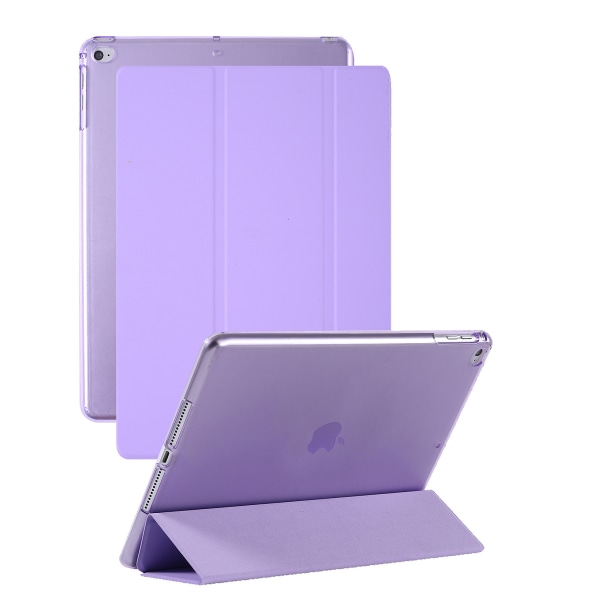 Egnet til iPad 10.2 beskyttelsesetui, Air34 læderetui, Pro11 Apple tablet intelligent sleep hard shell violet IPad 10.2-inch (7/8/9)