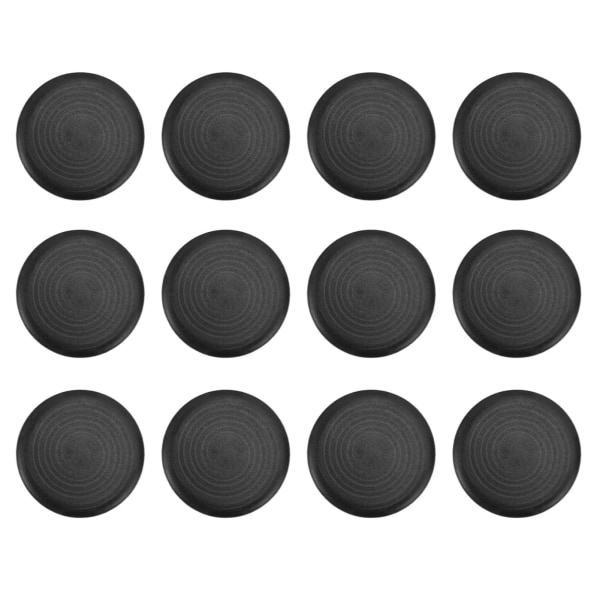 12 st Arcade-knappskydd Ersättningsmekaniska tryckknappsskydd för Kailh för Cherry för TTC för Akko för Glorious Switch Svart