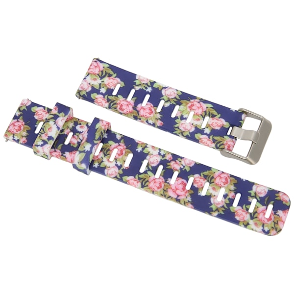 Silikonreim Kompatibel med Amazfit GTR 3 Smartklokke Erstatning 20mm Klokkebånd Elastisk Armbånd Sportsreim Blå Rose