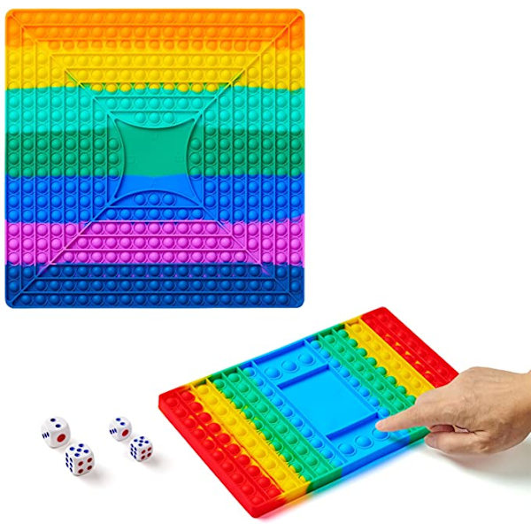 2-pack - Pop It Spelare Schackbräde Fidget Leksaker