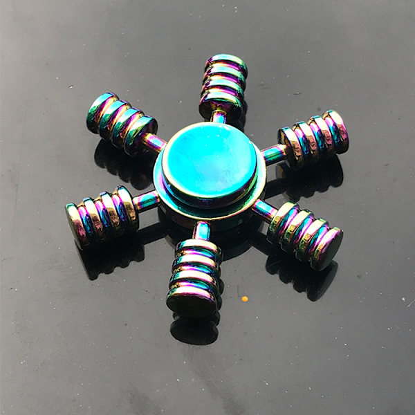 Legering Fingertopp Gyro Avlastning Leksak Hand Spinner Fingertopp Gyro nine