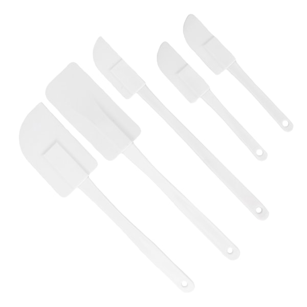 5-pack vaxspatelset i silikon, återanvändbara, för vaxning, omrörning, applicering, multifunktionella vaxpinnar för hem och salong