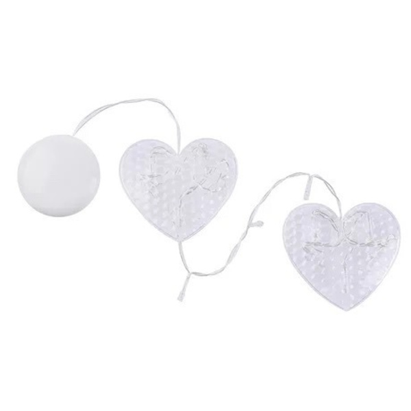 Julbelysning LED Julsugkoppsljus Älgklocka Rumsparti Julfestival Dekorativ 2 Little Hearts