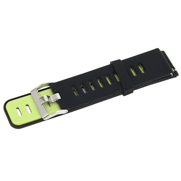 22mm Universal Silikon Sport Urrem til Huawei Watch 3 til Watch 2 til Watch GT Sort Grøn