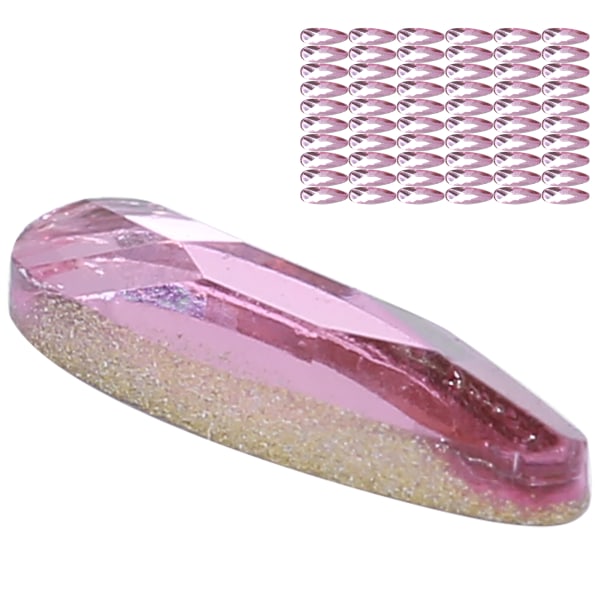 60 stk. Negle Rhinestones Drop Glitter Krystal DIY Negle Tilbehør Skinnende Manicure Værktøj622