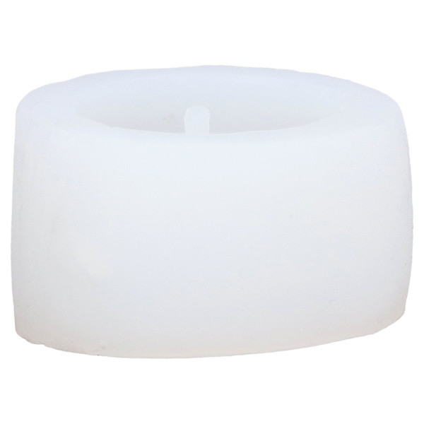Blomkruka Form i Silikon Rund Multifunktionell DIY Sukkulenter Planter Form med Dräneringshål för Skålar Tillverkning 50-2285-D