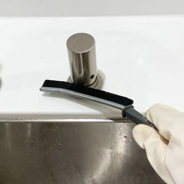3 stk rengjøringsbørste multifunksjonell veggmontert langskaftet børste med harde børster rengjøringsbørste toalett 3pcs Brush