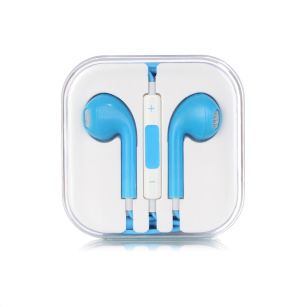 2 stk hvide ledningsforbundne hovedtelefoner med 3,5 mm mikrofon volumenkontrol velegnet til iPhone iPhone 11/11 Pro/11 Max/X/Xs Max/Xr