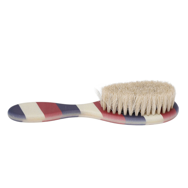 Menns Barber Beard Brush Beard Styling Striped Handle Portable Soft Cleaning Brush Beard Brush