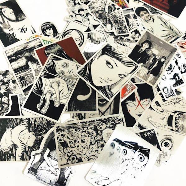 50 st Anime Junji Ito-affischer Hög Kvalitet Hem Rum Cartoon