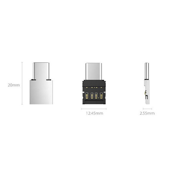 10 st OTG Multifunktionell Typ C-konverterare Micro Typ C-adapter för telefoner och surfplattor