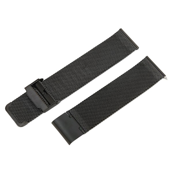 22 mm:n ruostumattomasta teräksestä valmistetut kellohihnat, mesh-kudotut kellohihnat, pikalukituskellohihnat, universaali solki Amazfit GTR 3:lle (musta)