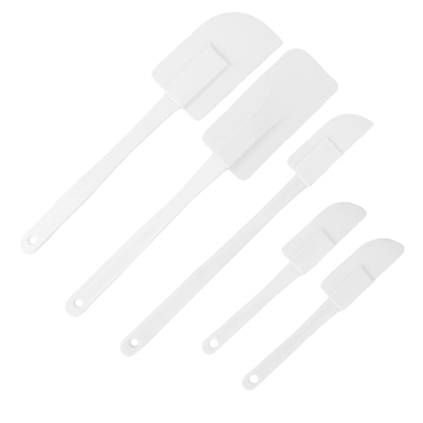 5-pack vaxspatelset i silikon, återanvändbara, för vaxning, omrörning, applicering, multifunktionella vaxpinnar för hem och salong