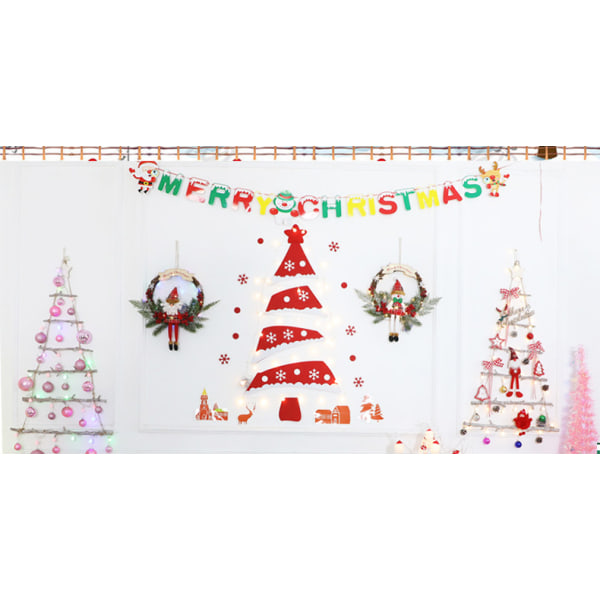 Julgran i filt för barn - DIY-pyssel med filttyg, julklapp 1