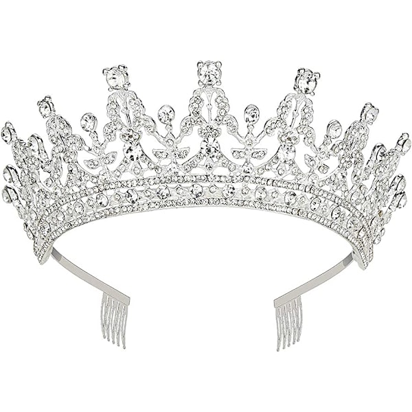 Bryllupstiara brud tiara krystal rhinestone tiara krone