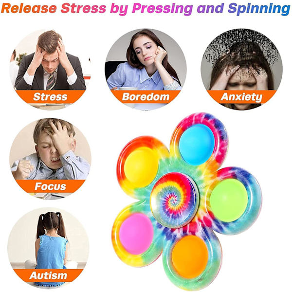 Pop It Spinner Fidget Legetøj