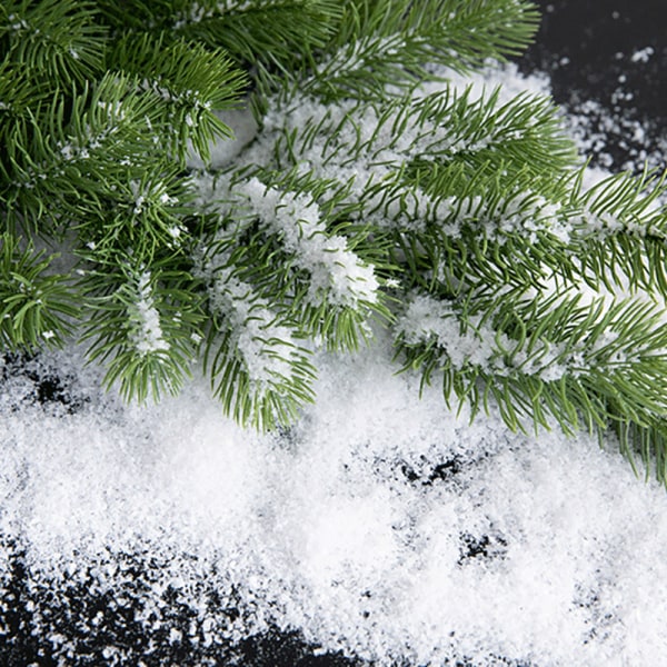 Kunstig sne Simulering Sne Vis Vinduesdekoration Rekvisitter Falsk sne Julearrangement Sne 10mm-20g