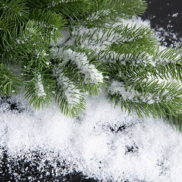 Kunstig snøsimulering Snøutstilling Vindudekorasjon Rekvisitter Falsk snø Julearrangement Snø 10mm-20g