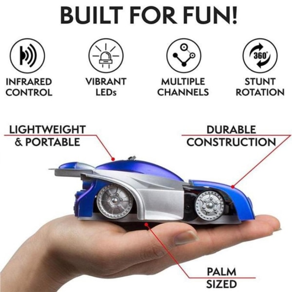 RC-bil väggklättring fjärrkontroll röd