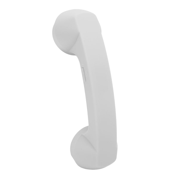 Bluetooth Telefon Håndsæt Retro Strålingsbeskyttende Genopladelig Trådløs Mobiltelefon Håndsæt Modtager Hvid