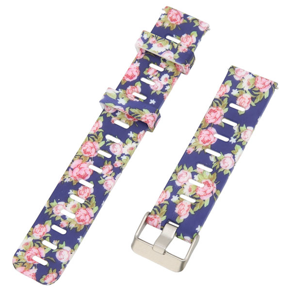 Silikonreim Kompatibel med Amazfit GTR 3 Smartklokke Erstatning 20mm Klokkebånd Elastisk Armbånd Sportsreim Blå Rose