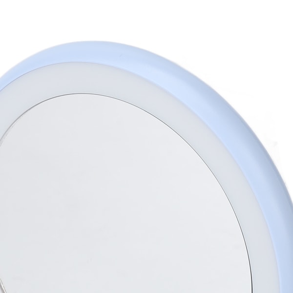 Kompakti meikkipeili kevyellä USB ladattavalla LED-pyöreällä kannettavalla pienellä taivaansinisellä peilillä