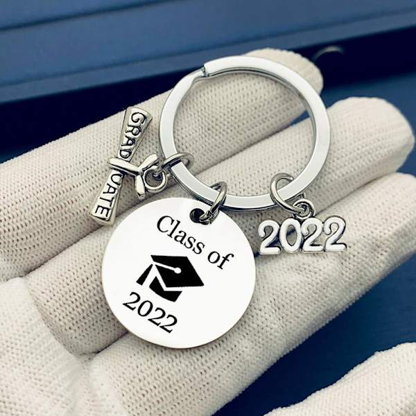 Nøkkelring for uteksaminering 2021 - College-utdannet nøkkelring - Inspirerende gave til seniorer
