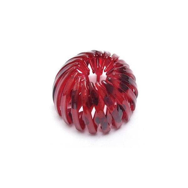 Fuglereir Hårklipp Hestehale Fixer Fuglereir Hårtøy bright red
