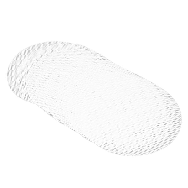 10 st Silikon Ångkokare Nätmatta Förebygger Fästning Återanvändbar Klippbar Silikon Ångkokare Foder för Kök Restaurang 22cm/8.7in