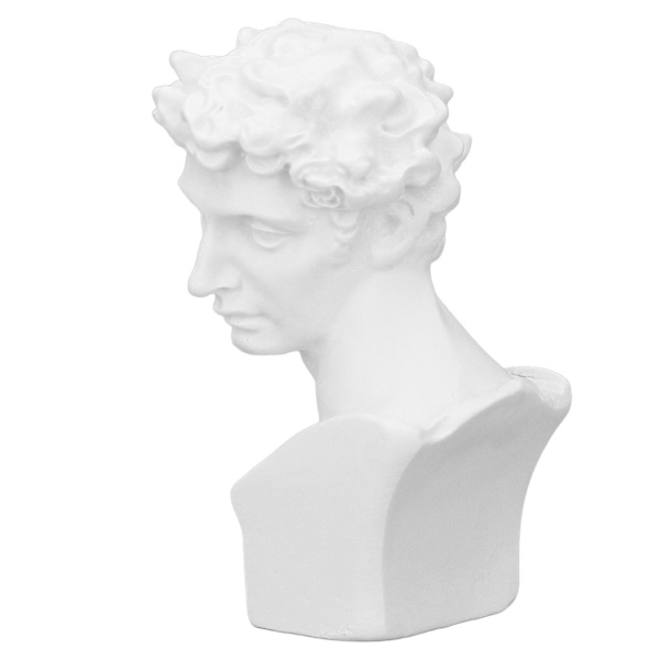 Harpiks Hoved Skulptur Dekorativ Ornament Nordisk Mini Buste Kunst Figur til Studie Soveværelse Stue