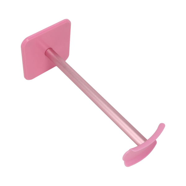 Hörlursstativ Rundade hörn Halkskyddsbas TPU-bricka Robust metallstång Headset-hållare för hemspelskontor Rosa