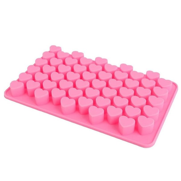 Ice/Suklaa/Jelly Shape 55 sydämellä - Ice Shape Pink pink