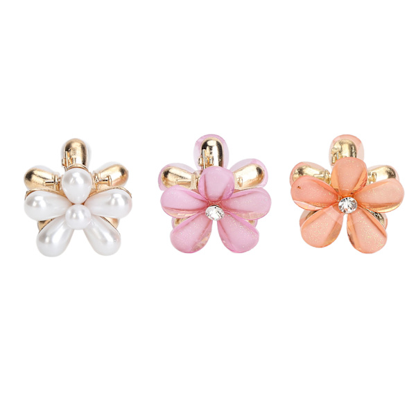 18 stk Mini Blomster Hårklipp Små Blomster Hårklemmer Alle Matchende Søte Hårklipp for Jenter Kvinner