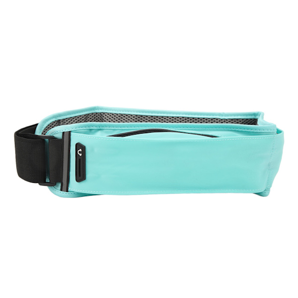 Löparbälte med Flera Fickor Jogging Midjeväska 60‑85cm Justerbar Bekväm för Utomhus Himmelblå