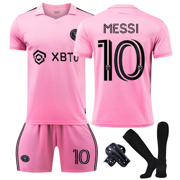 2324 Home Miami International Messi 10 trøjesæt fodboldtræningsudstyr 24 away game number 9 M