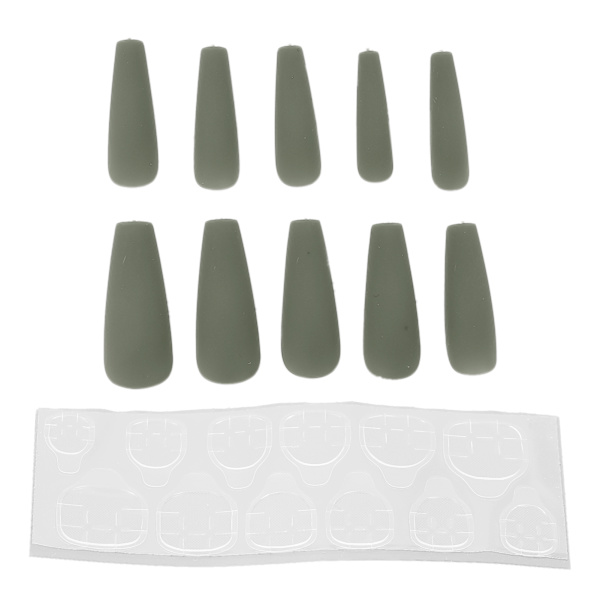 10 stk Tryk-På Negle Kiste Falske Negle Spidser Ekstra Lange Kiste Glimtende Falske Kunstige Negle Manicure Dekoration til Kvinder N5355-03