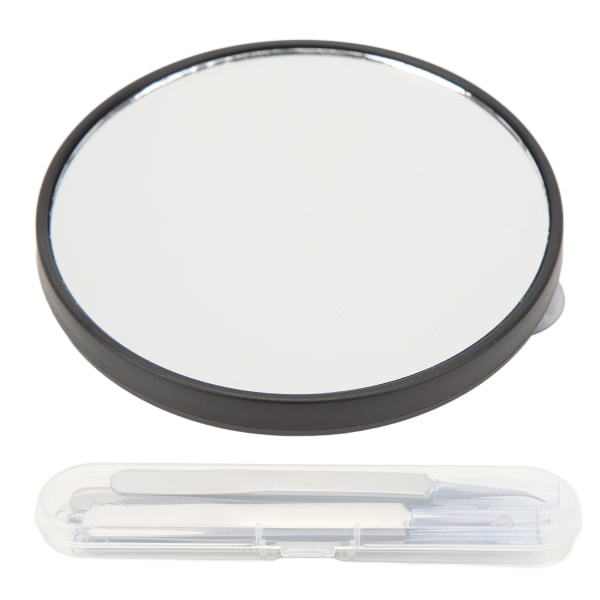 Pimples Set Musta 10X suurennus peili, teräväkärkinen Mustapäiden poistotyökalut