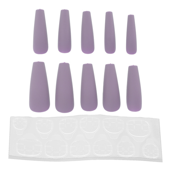 10 stk Tryk-På Negle Kiste Falske Negle Spidser Ekstra Lange Kiste Glimtende Falske Kunstige Negle Manicure Dekoration til Kvinder N5355-01