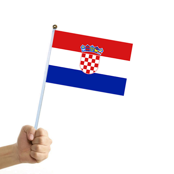 10 stk. VM Top 32 Nationalflag