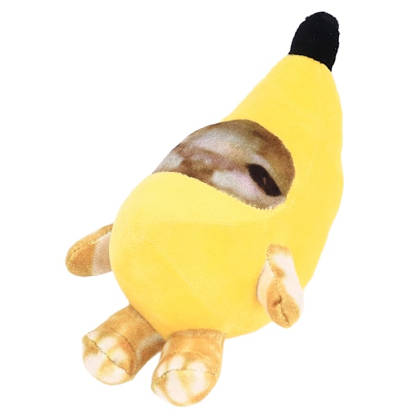 Banan-Katt Plyschleksak Multifunktionell Rolig Avkoppling Söta Cartoon Mjuk Mysig Fylld Djurleksak för Presenter Heminredning 20cm/7.9in
