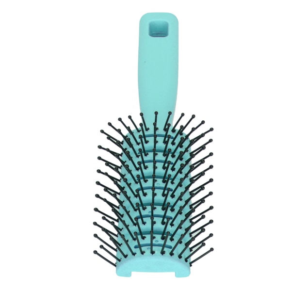 Affiltrerende hårbørste ABS Antistatisk skridsikker ventileret massagehårbørste med hængende hul til hårplejeGrøn