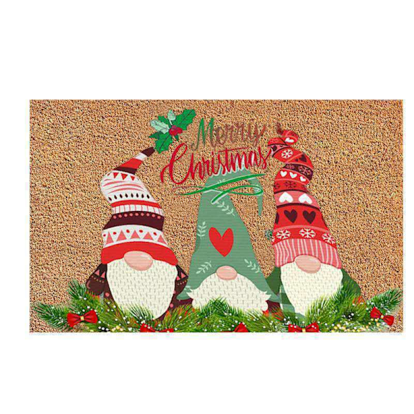 Joulu lattiamatto piirretty kuvio keittiön sisäänkäynti kylpyhuone kristalli sametti lattiamatto C20 50*80cm