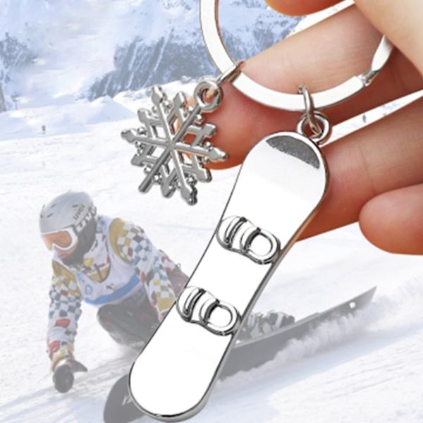 2022 Vinter Ski Spil Nøgleringe Ski Konkurrence Skøjtesko Nøglering Bilhæng Ski Hobby Gave Souvenir