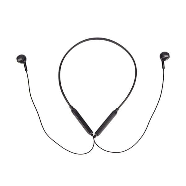 Bluetooth-halsbandshörlurar IPX7 Vattentät Brusreducerande Djup Bas Flexibel Trådlös SporthörlurarSvart