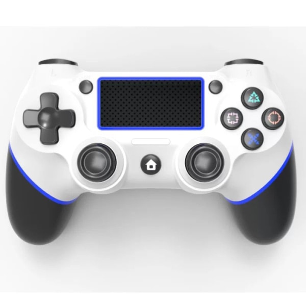 PS4 Trådlös Bluetooth-kontroll för spel White blue